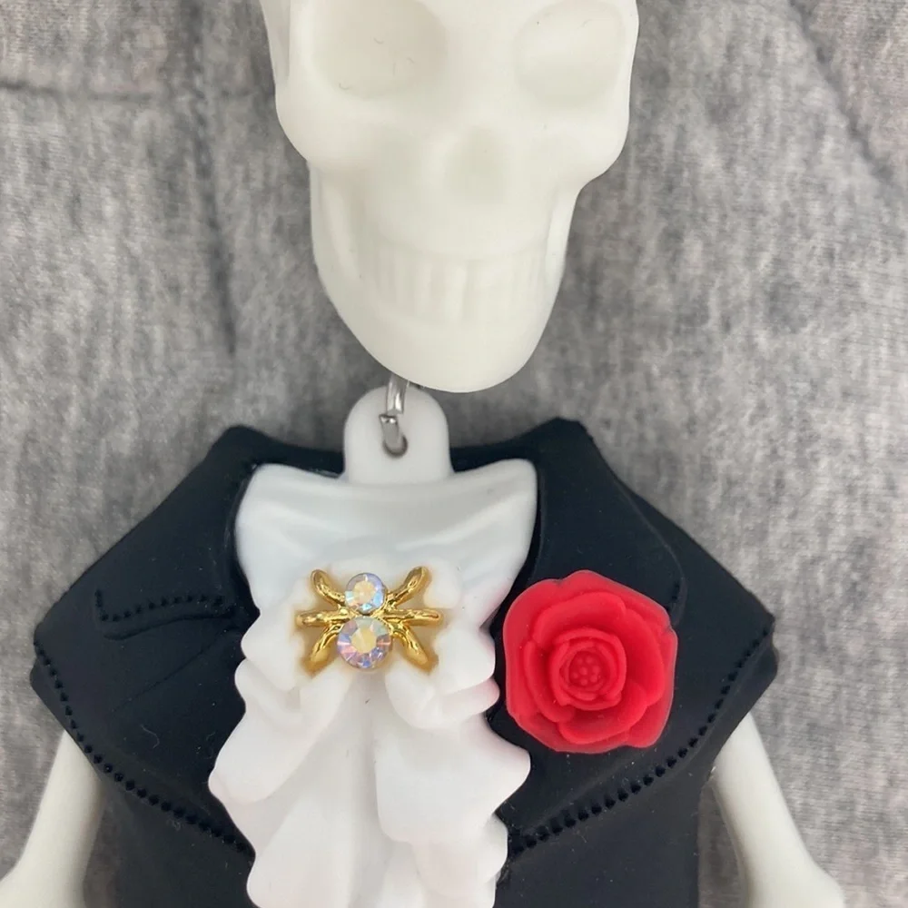 Bath And Body Works Skeleton Hand Sanatizer Holder Black White